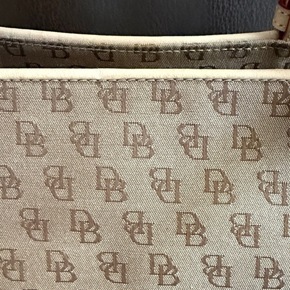 Dooney & Bourke Brown and Cream Satchel Bag - Picture 13 of 16